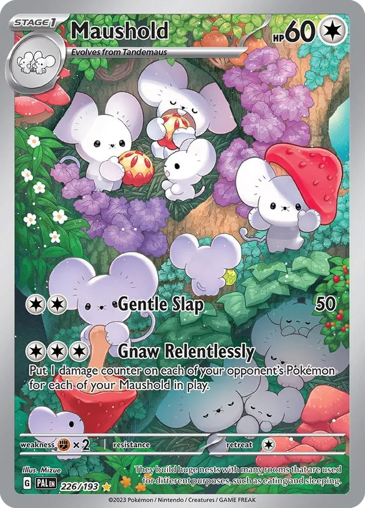 Scarlet & Violet—Paldea Evolved 영어판 Maushold 226 카드 앞면