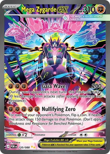 Mega Zygarde ex 120 $39.98
