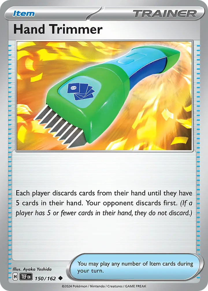 Scarlet & Violet—Temporal Forces 英語版 Hand Trimmer 150 カード表面