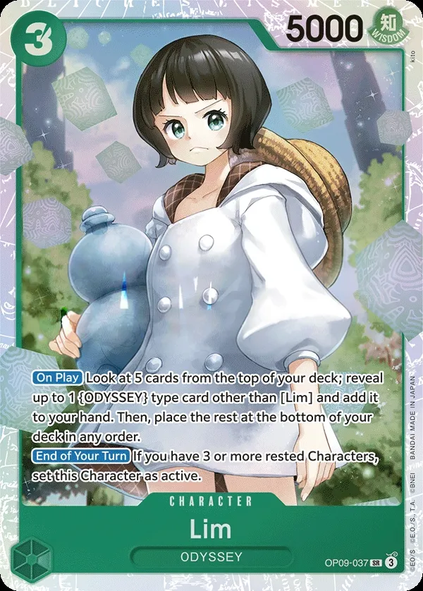 Emperors in the New World 英語版 Lim OP09-037 カード表面