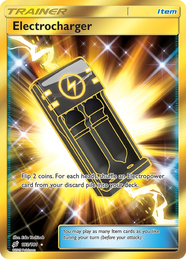 Sun & Moon—Team Up 영어판 Electrocharger 193 카드 앞면
