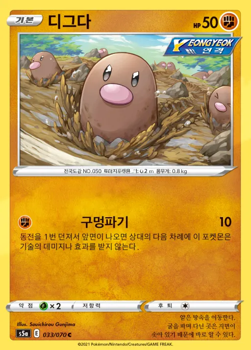 Front of 디그다 33, 쌍벽의 파이터 Korean