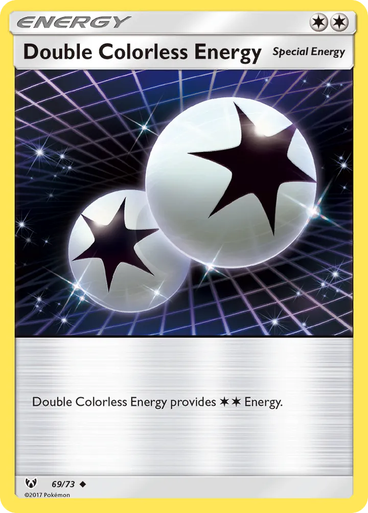 Shining Legends 英語版 Double Colorless Energy 69 カード表面