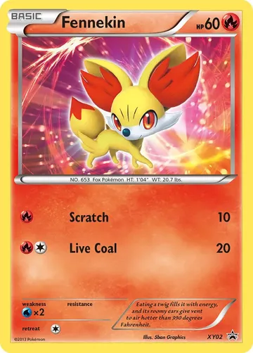 Fennekin XY02 $12.66