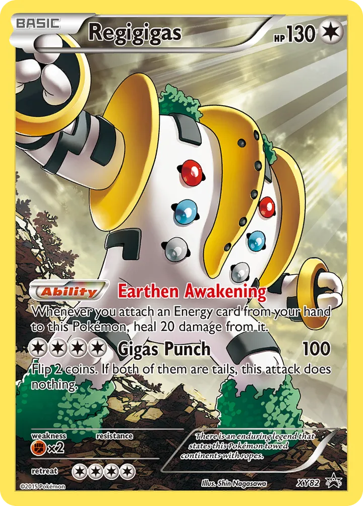 XY Black Star Promos 英語版 Regigigas XY82 カード表面