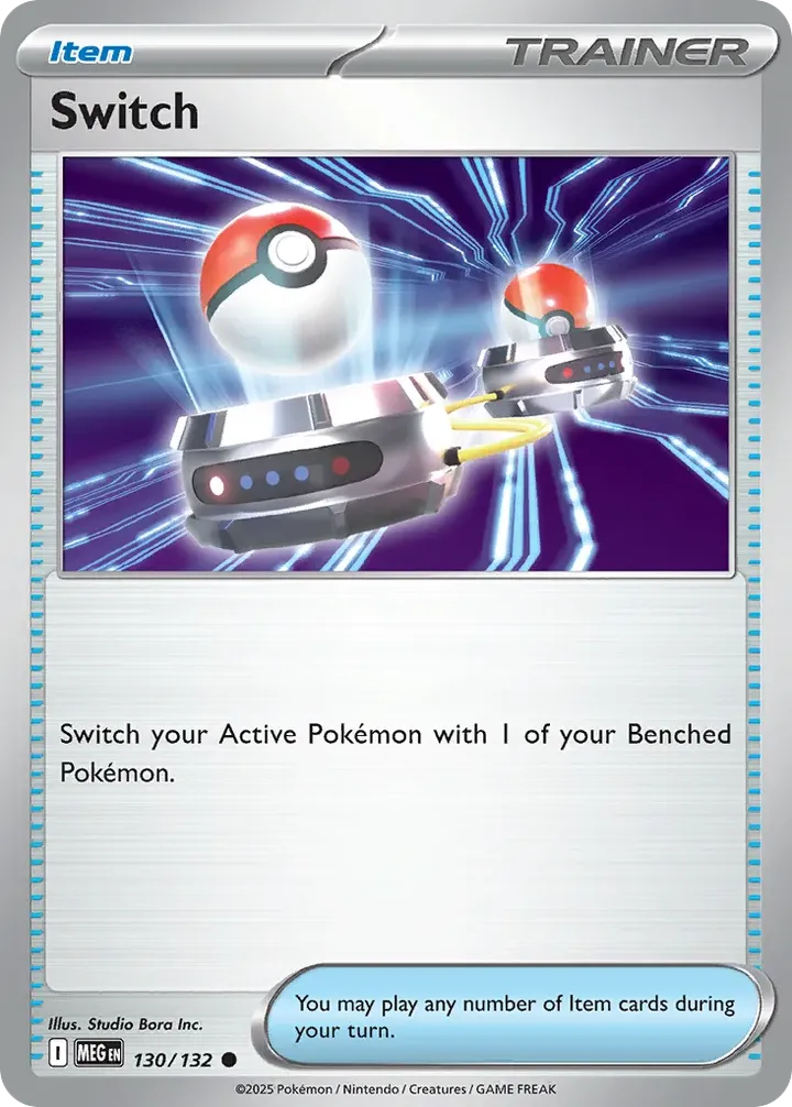 Front of Switch 130, Mega Evolution English