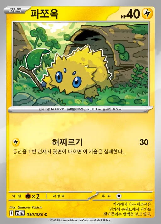 Front of 파쪼옥 30, 화이트플레어 Korean