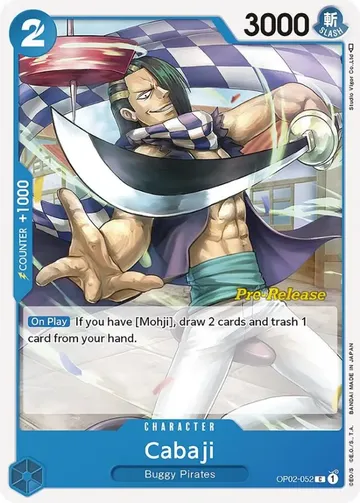 Cabaji OP02-052 · Pre-Release $3.89