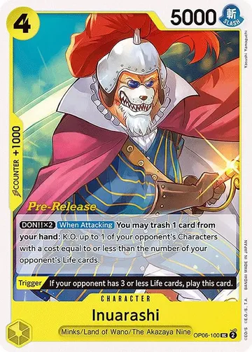 Inuarashi OP06-100 · プレリリース ¥232