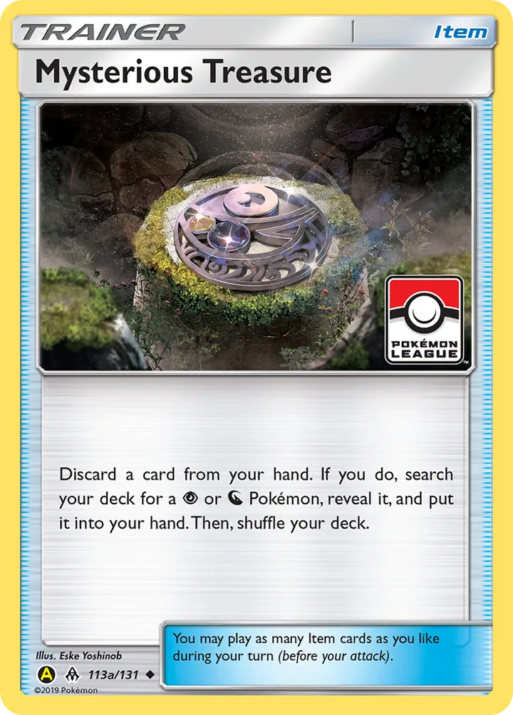 Sun & Moon—Forbidden Light 영어판 Mysterious Treasure 113a 카드 앞면