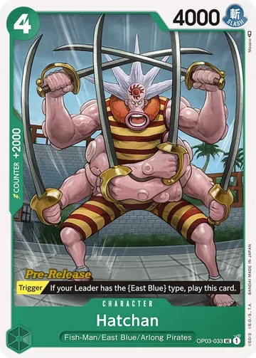 Hatchan OP03-033 · Pre-Release $5.28