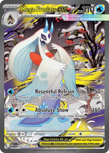 Mega Froslass ex 275 ¥7,946