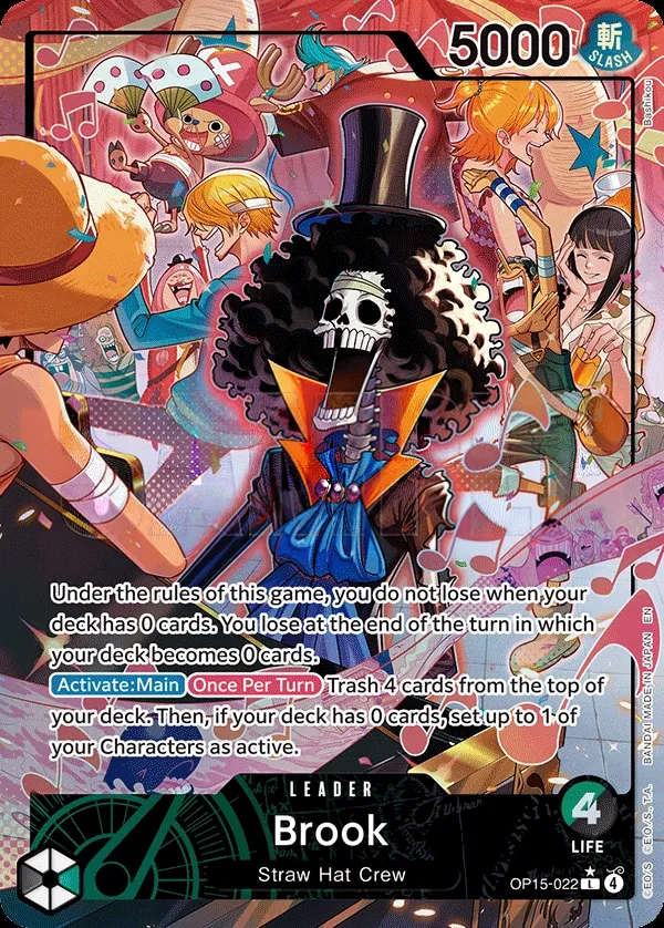 Adventure on Kami's Island 영어판 Brook OP15-022 · 패럴렐 카드 앞면