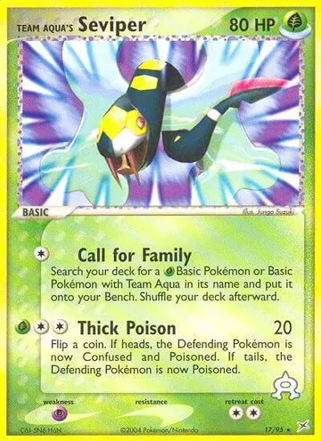 Team Aqua's Seviper 17 $4.84