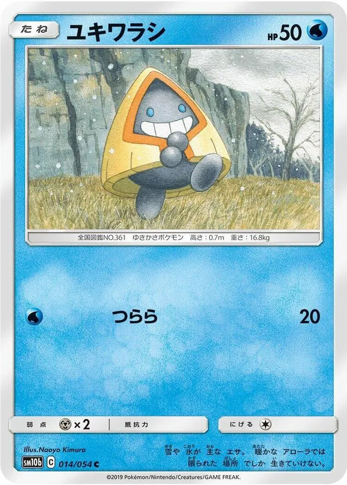 Front of Snorunt 14, スカイレジェンド Japanese