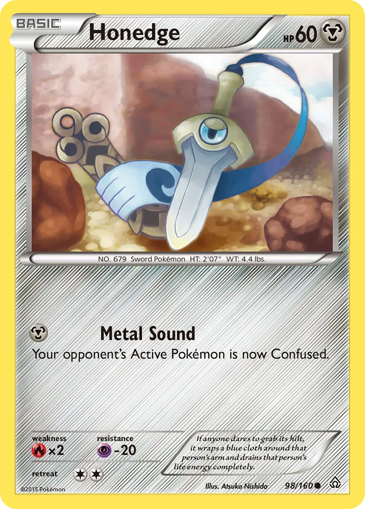 Front of Honedge 98, XY—Primal Clash English