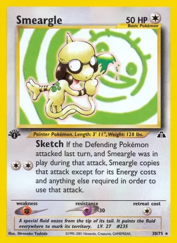 Smeargle 30 $10.70