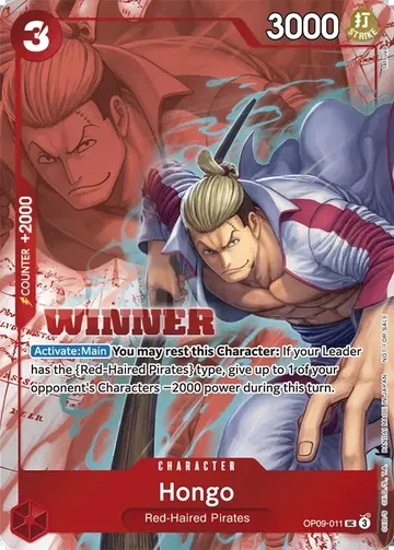 Hongo OP09-011 · 위너 ₩4,447