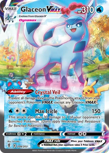 Glaceon VMAX 209 $297.48