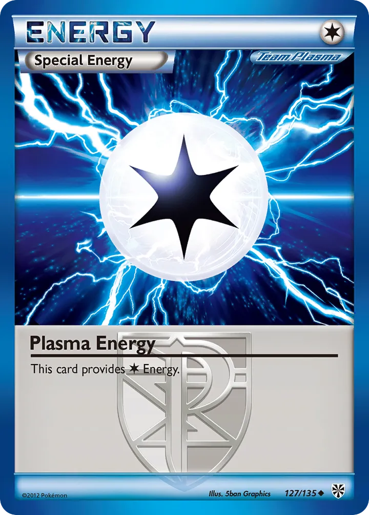 Black & White—Plasma Storm 영어판 Plasma Energy 127 카드 앞면