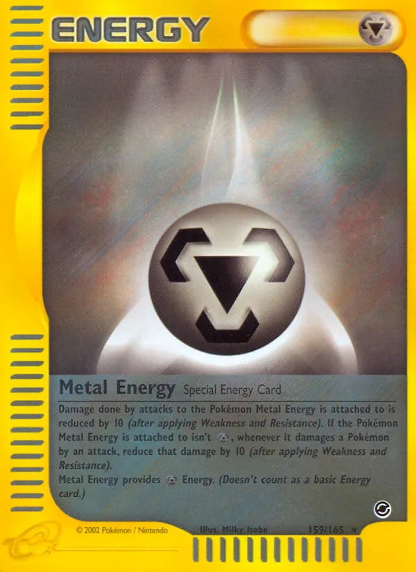 Expedition Base Set 영어판 Metal Energy 159 카드 앞면