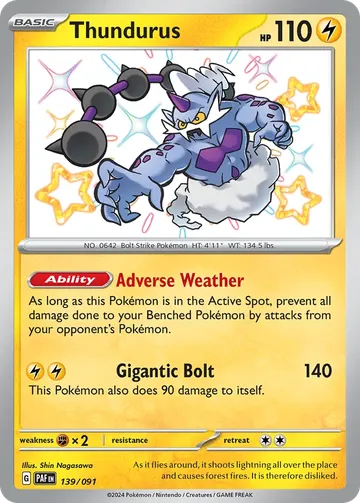 Thundurus 139 $2.15