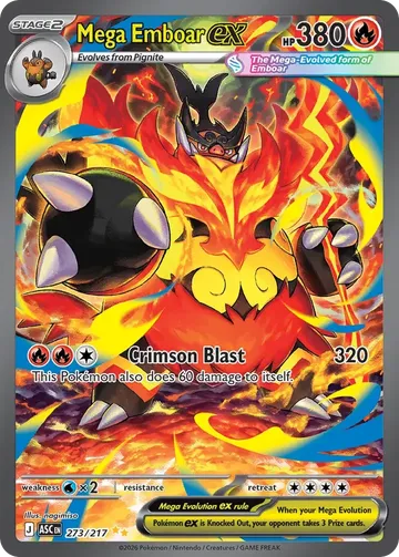 Mega Emboar ex 273 ¥4,674