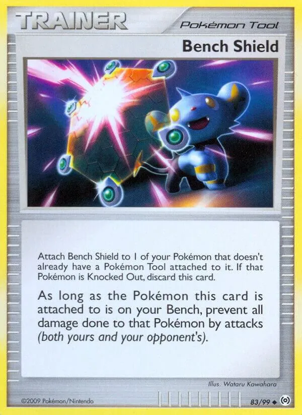 Platinum—Arceus 英語版 Bench Shield 83 カード表面