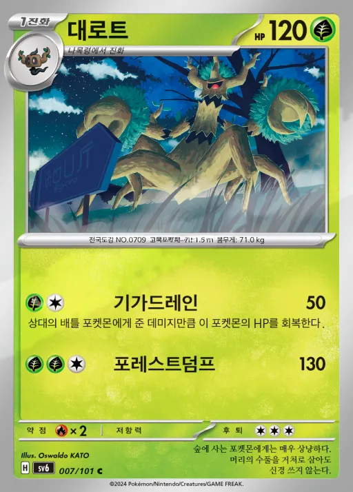 Front of 대로트 7, 변환의 가면 Korean