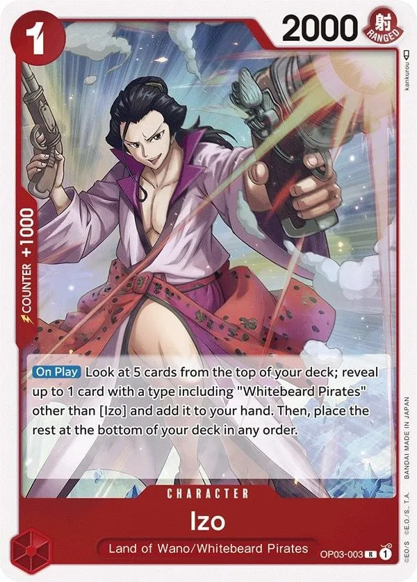 Pillars of Strength 英語版 Izo OP03-003 カード表面