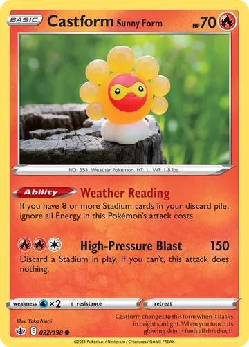 Castform Sunny Form 22 ₩335