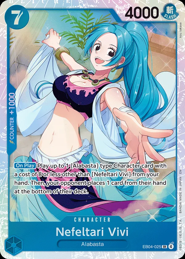 Egghead Crisis 영어판 Nefeltari Vivi EB04-025 카드 앞면