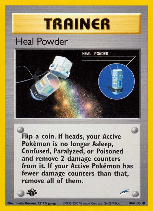 Neo Destiny 영어판 Heal Powder 104 카드 앞면