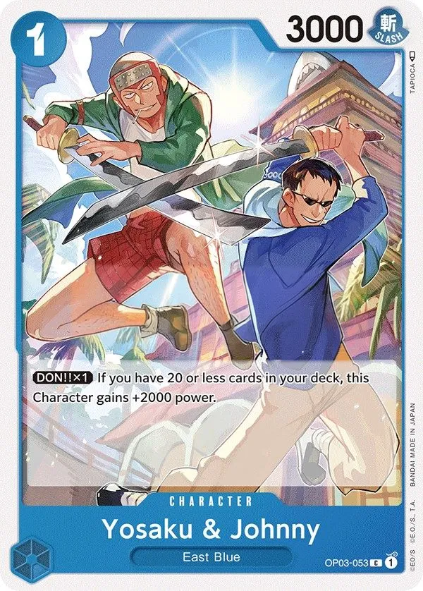 Pillars of Strength 英語版 Yosaku & Johnny OP03-053 カード表面