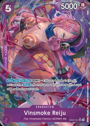 Vinsmoke Reiju EB03-031 · Parallel $8.96