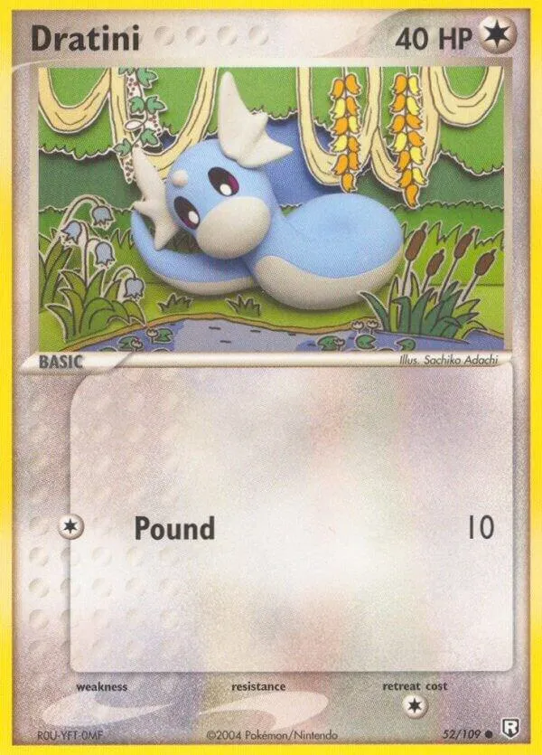 EX Team Rocket Returns 영어판 Dratini 52 카드 앞면