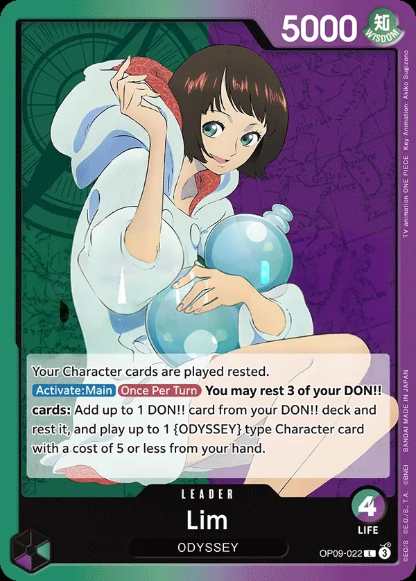 Emperors in the New World 英語版 Lim OP09-022 カード表面
