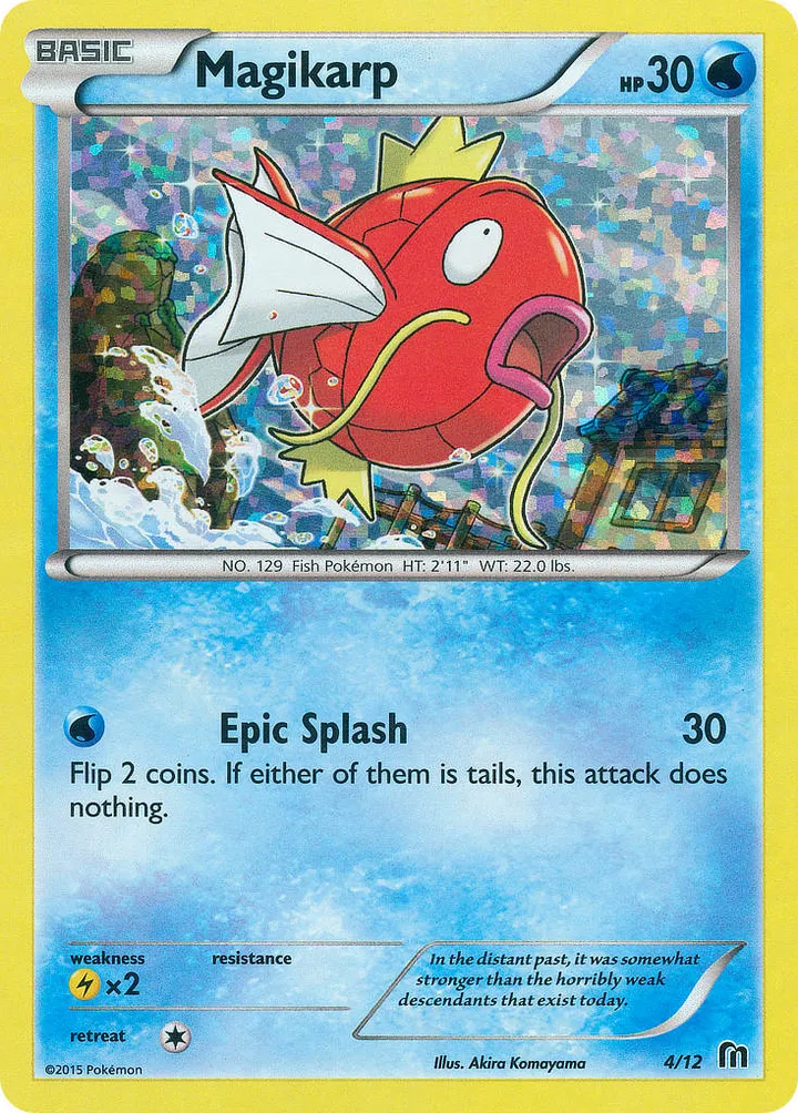 Front of Magikarp 4, McDonald's Collection 2016 English