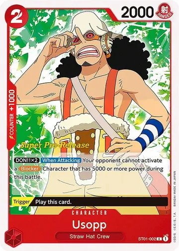 Usopp ST01-002 · Pre-Release $8.23