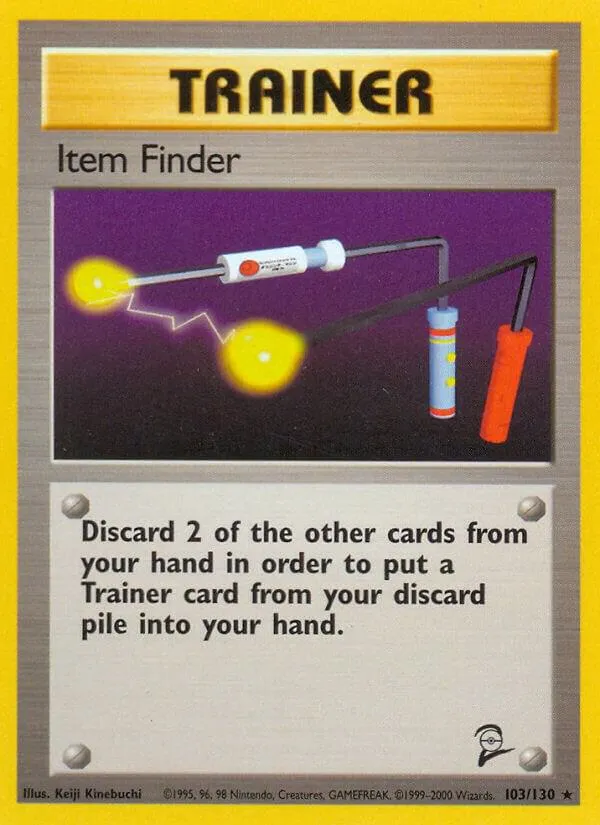Base Set 2 영어판 Item Finder 103 카드 앞면