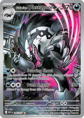 Galarian Obstagoon 245 $2.44