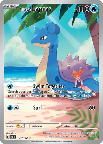 Misty's Lapras 194 $19.75