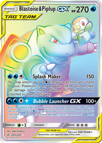 Blastoise & Piplup-GX 253 $176.13