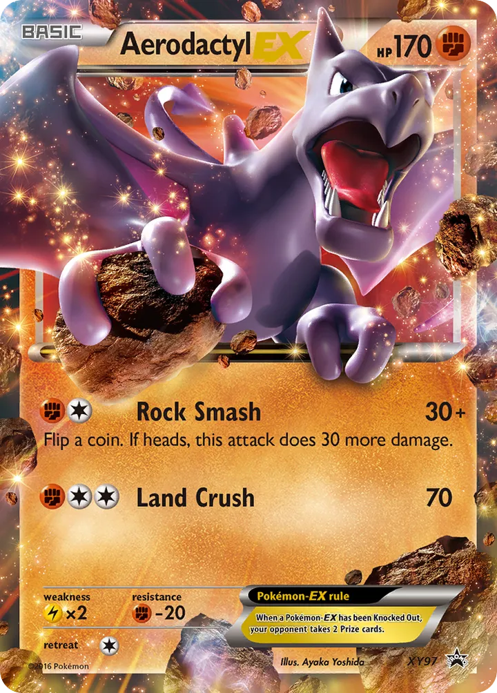 XY Black Star Promos 英語版 Aerodactyl-EX XY97 カード表面