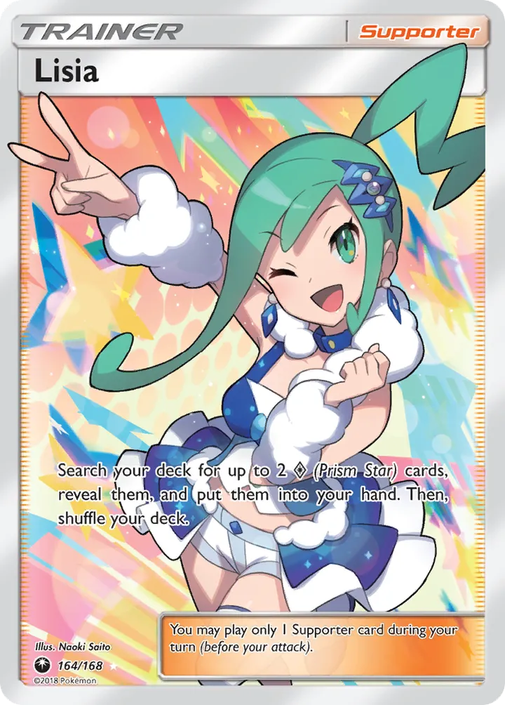 Sun & Moon—Celestial Storm 영어판 Lisia 164 카드 앞면