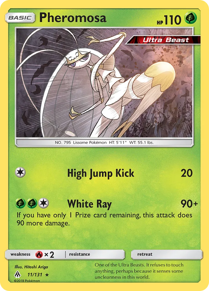 Sun & Moon—Forbidden Light 영어판 Pheromosa 11 카드 앞면