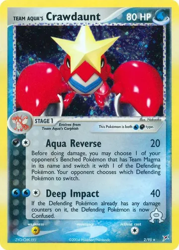 Team Aqua's Crawdaunt 2 $31.40