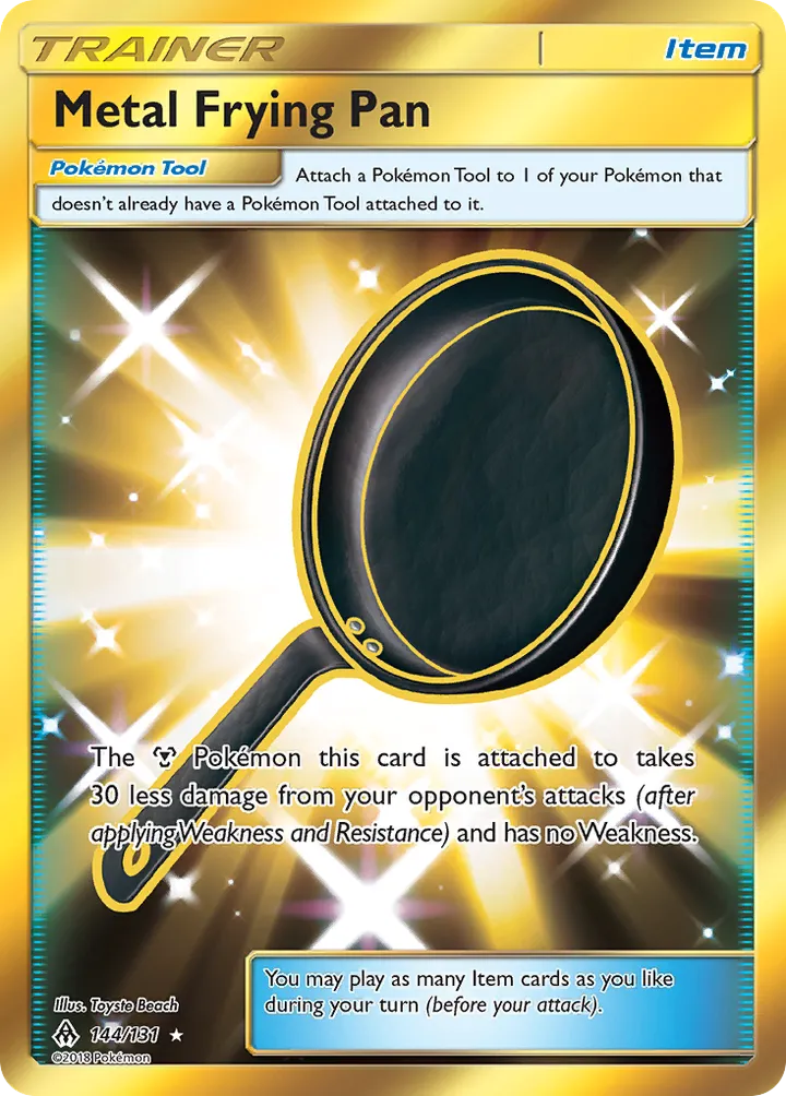 Sun & Moon—Forbidden Light 영어판 Metal Frying Pan 144 카드 앞면