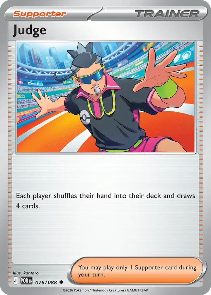 Mega Evolution—Perfect Order 英語版 Judge 76 カード表面