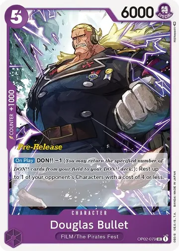 Douglas Bullet OP02-079 · Pre-Release $0.76